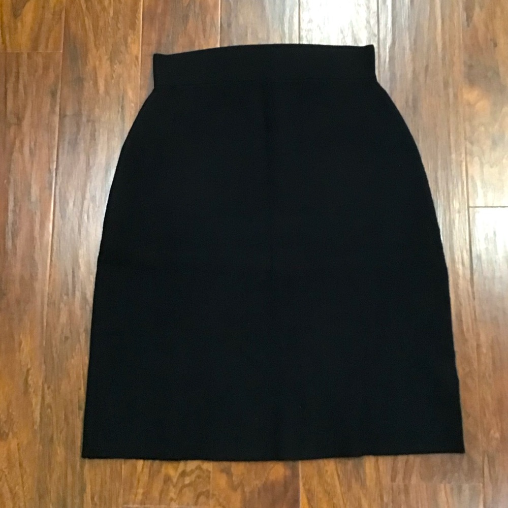 Anthropologie Black Pencil Skirt